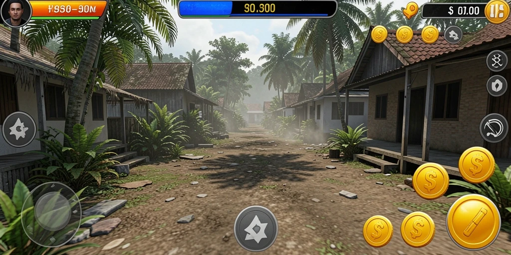 Fitur multiplayer yang memungkinkan bermain dengan teman.