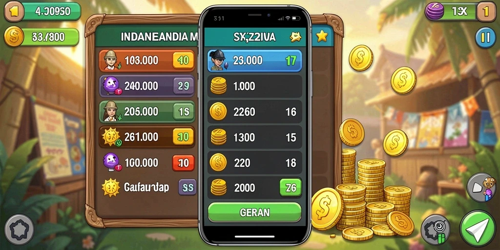Mode permainan yang bervariasi dan seru.