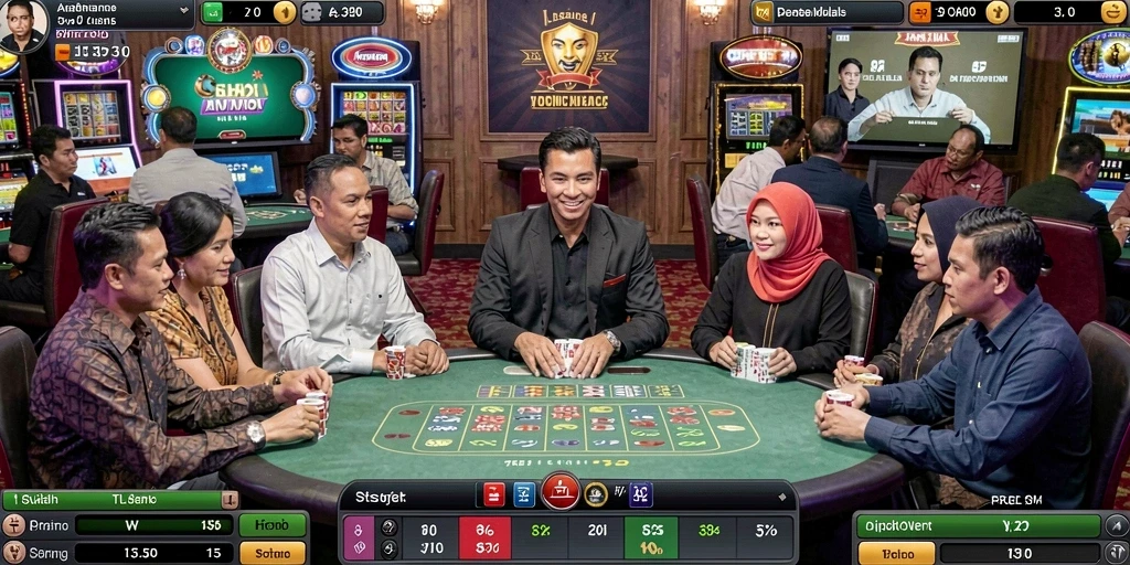 Fitur multiplayer yang memungkinkan bermain bersama teman.