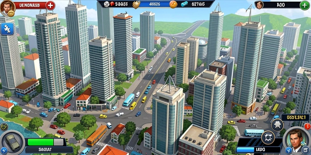 Tangkapan layar menampilkan berbagai item dan power-up yang tersedia.